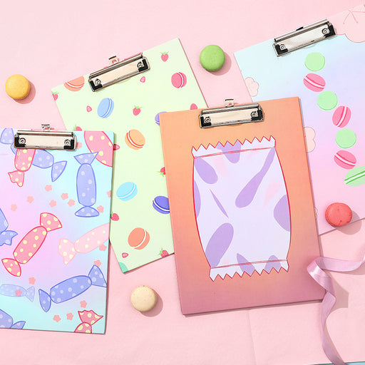 Cute Japanese and Korean cartoon A4 test paper information collection folder