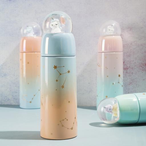 Kawaii  Japanese  Korean  Crystal ball unicorn mug stainless steel mug