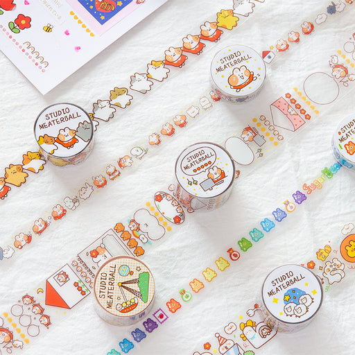 Kawaii Korean Japanese Girly Hello Summer Washi Tape Set