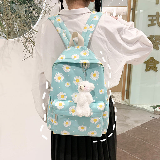 Kawaii  Japanese  Korean Small fresh flower wild forest ins backpack