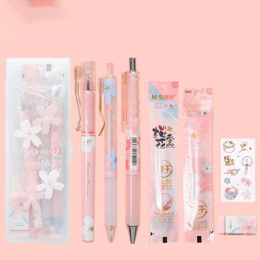 Kawaii  Japanese  Korean  -Super cute girl heart full stationery set gift box