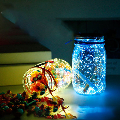 Kawaii Japanese Korean Star Origami Luminous Wishing Bottle Floating Bottle