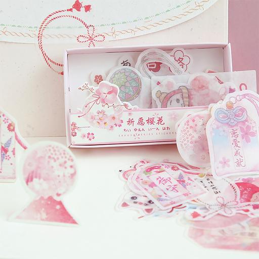 50PCS,Kawaii Sticker,Pink Sticker,Lab&Tag,Sticker Pack,Notebook Sticker,Lap Tap and Diary Sticker,Stationery